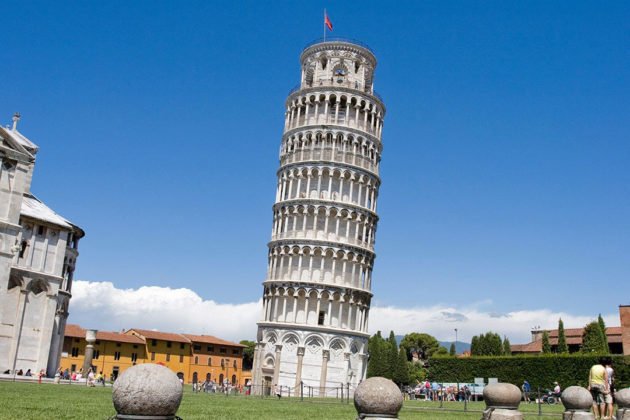 leaning tower of pizza leaning tower of pisa before it leaned